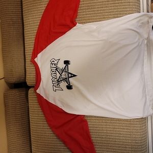 Thrasher Magazine baseball style t shirt.